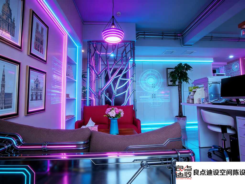 💥科技感办公室软装设计太绝了!同事天天抢着加班(附设计公式)